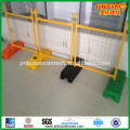 plastic base temporary fence/swimming pool wire mesh fence